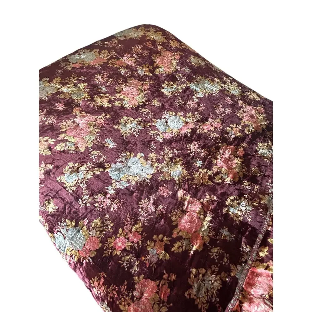 Pottery Barn Sabyasachi Mystic Garden Velvet Comforter Sham Set full/queen